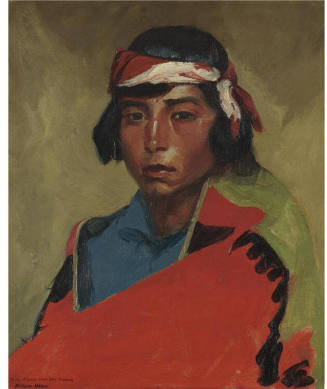 Young Buck of the Tesuque Pueblo