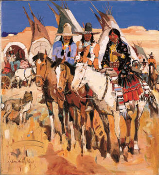 Apache Indian Encampment