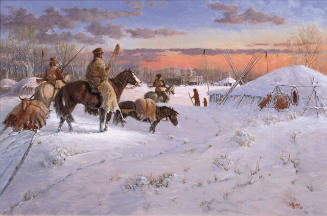 Winter at Fort Mandan, Lewis and Clark 1804-05