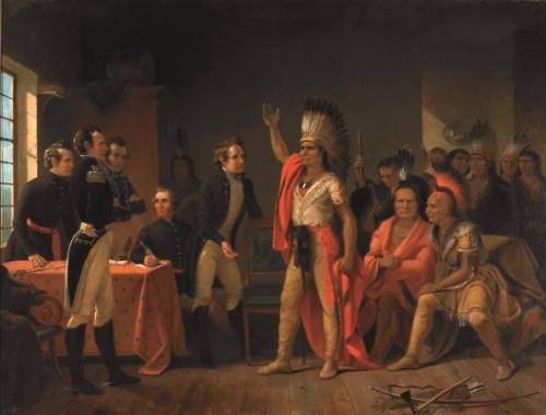 The Meeting of Tecumseh and William Henry Harrison at Vincennes