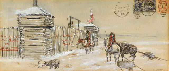 The Fort—Illustrated Envelope to Maurice S. Weiss