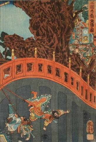 The Three Kingdoms: Chohan Bridge (right panel from a triptych)