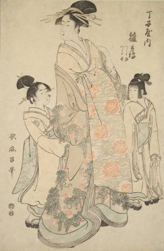 The Courtesan Hinazuru of the Chojiya (Clove House)