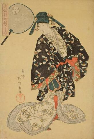 Hanaokadaiyu of the Naka-Oriya in the Role of Butterfly