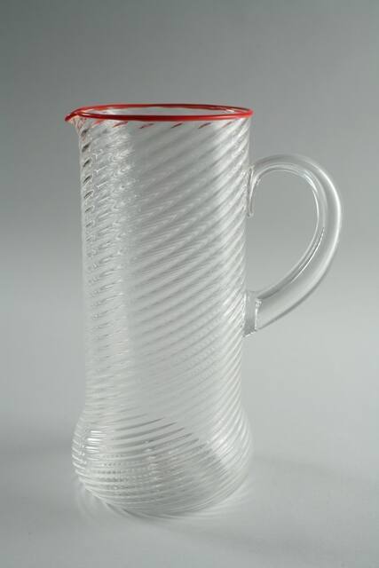 Untitled (Pitcher with red lip)