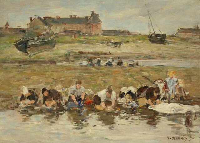 Washerwomen at Trouville