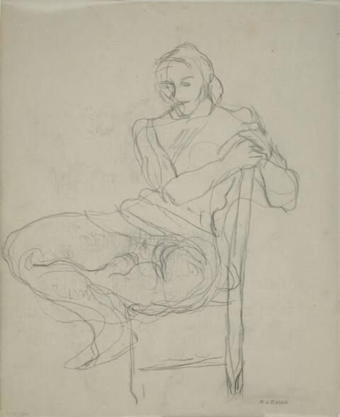 Untitled (seated figure)