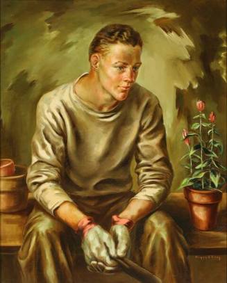 Young Man with Trowel