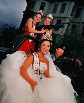 Apple Blossom Queen at the Daffodil Parade, Tacoma 2003