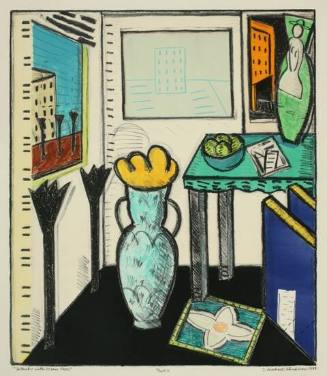 Interior with Green Vase