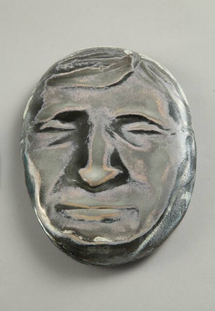 Untitled (Enameled face)