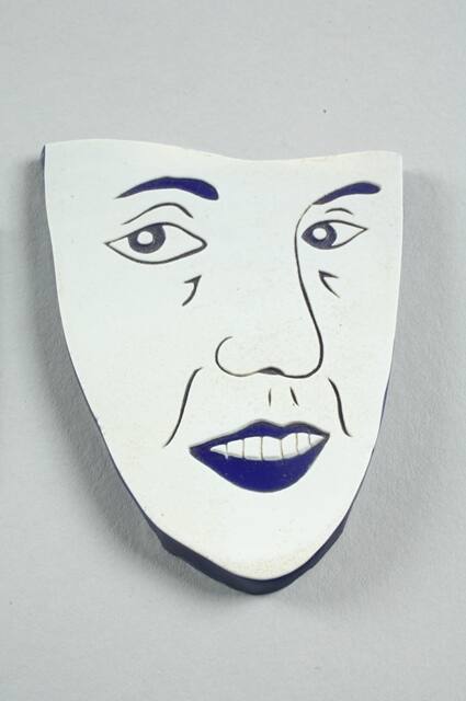 Untitled (Flash glass face)