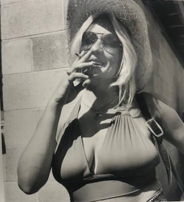 Woman with Cigarette, Ellensburg Rodeo, Washington